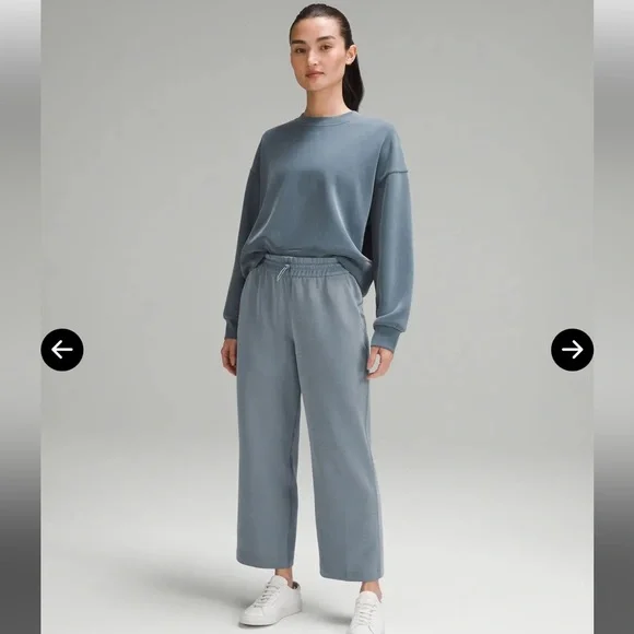 Lululemon Softstreme High-Rise Straight-Leg Cropped Pant | Belgium blue | 8 - Picture 2 of 8